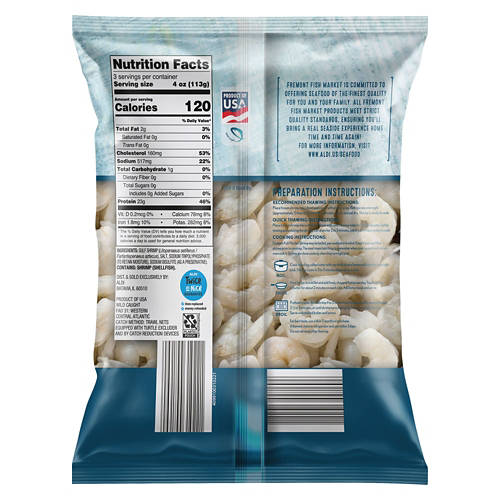 Fremont Fish Market Large Raw, Peeled & Deveined Wild Gulf Shrimp